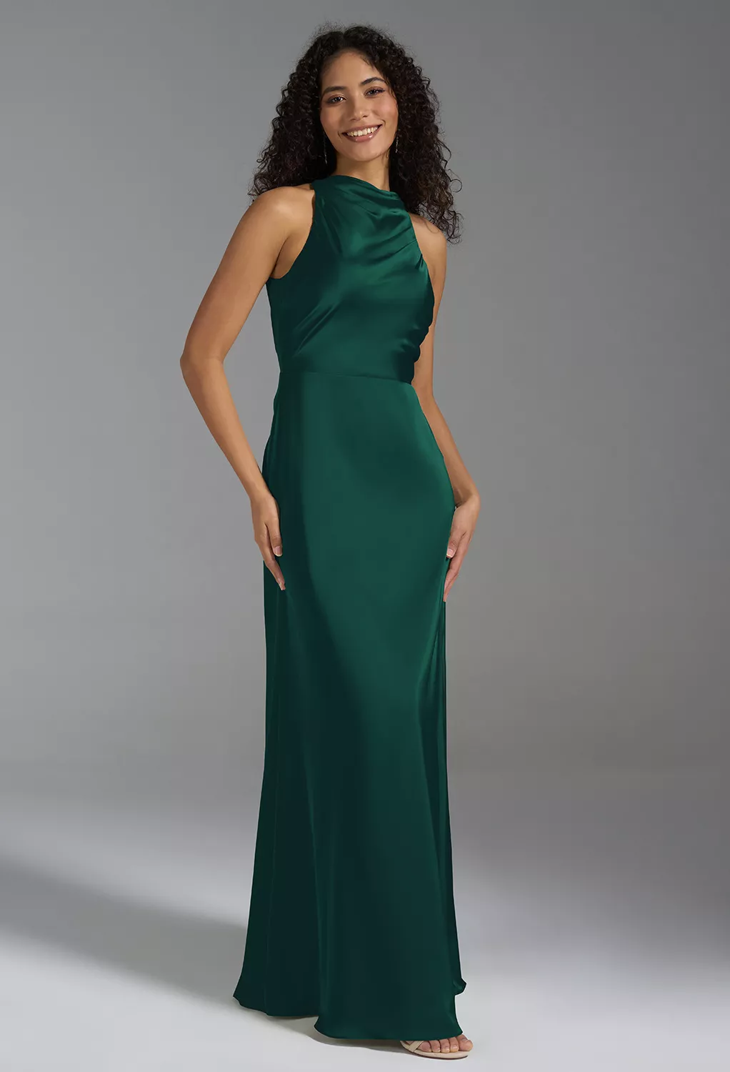 silk charmeuse wedding dress Aida Pieces tailored vest and YGroup_see-the-vision-sequin-bust-strapless-maxi-dress Size:M(8) Silk charmeuse tea