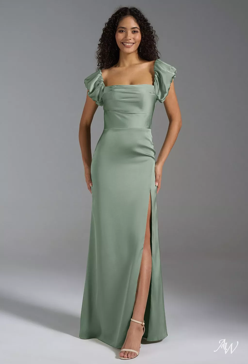 green dresses satin Emerald Strappy Maxi Dress | Womens | XXL (Available in XS, S, M, L, XL) | 100% Polyester 3% Spandex Green Satin Cowl Neck Slit