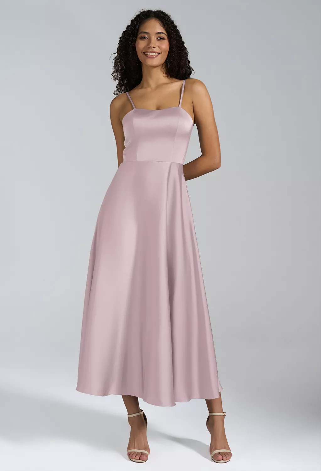 Dusty Rose Casual Wedding Guest Dresses