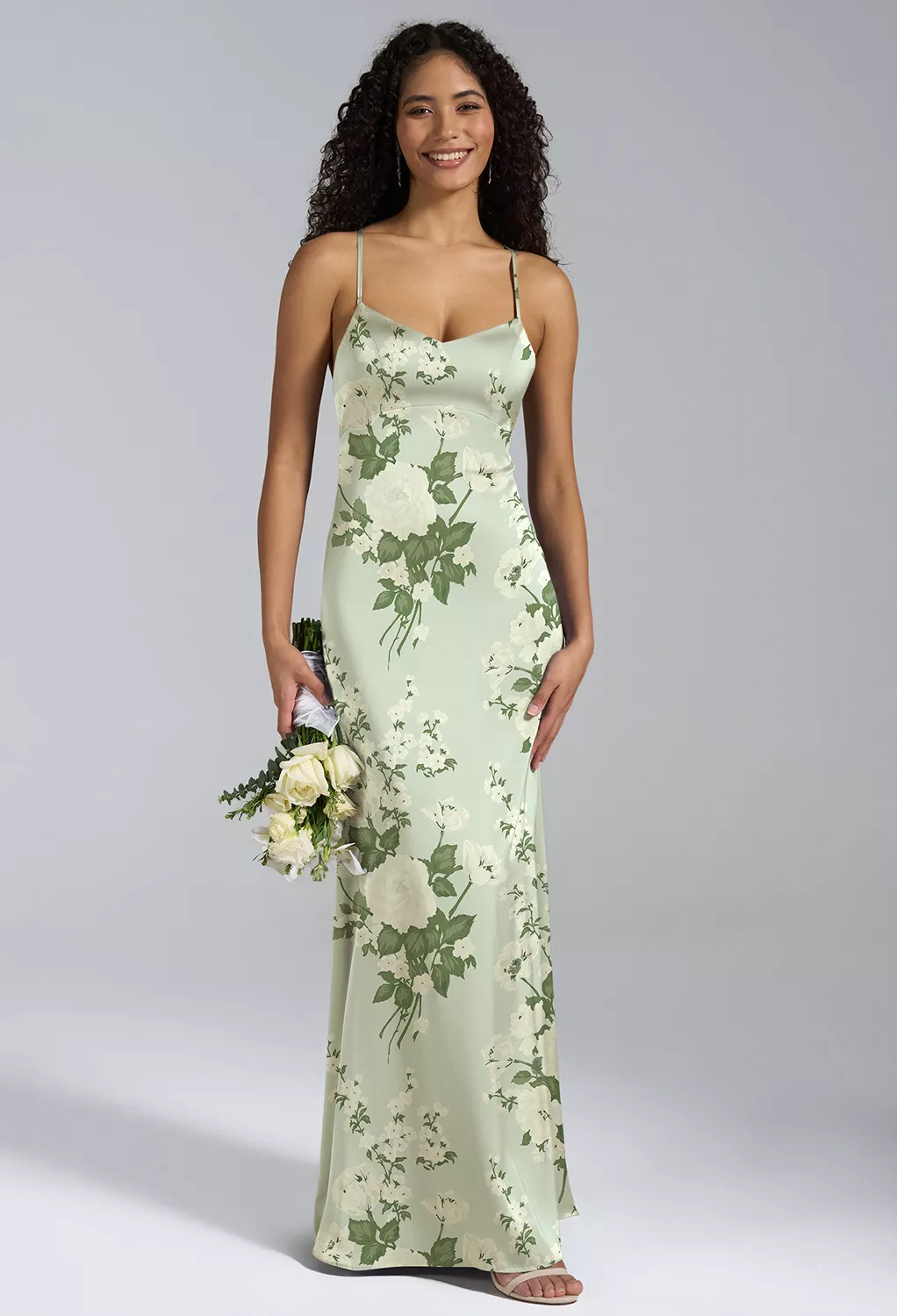 slim fit dress slacks Santiago Sundress - Moss main image 1