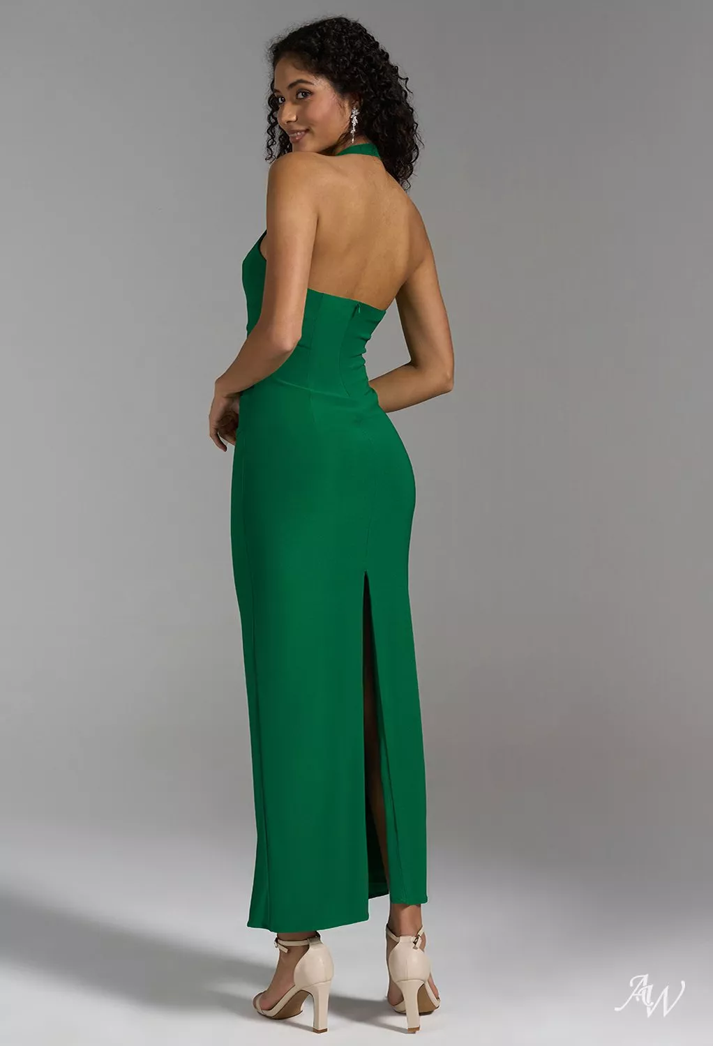 AW Chanelle Jolly Green Bridesmaid Dresses | AW.Bridal