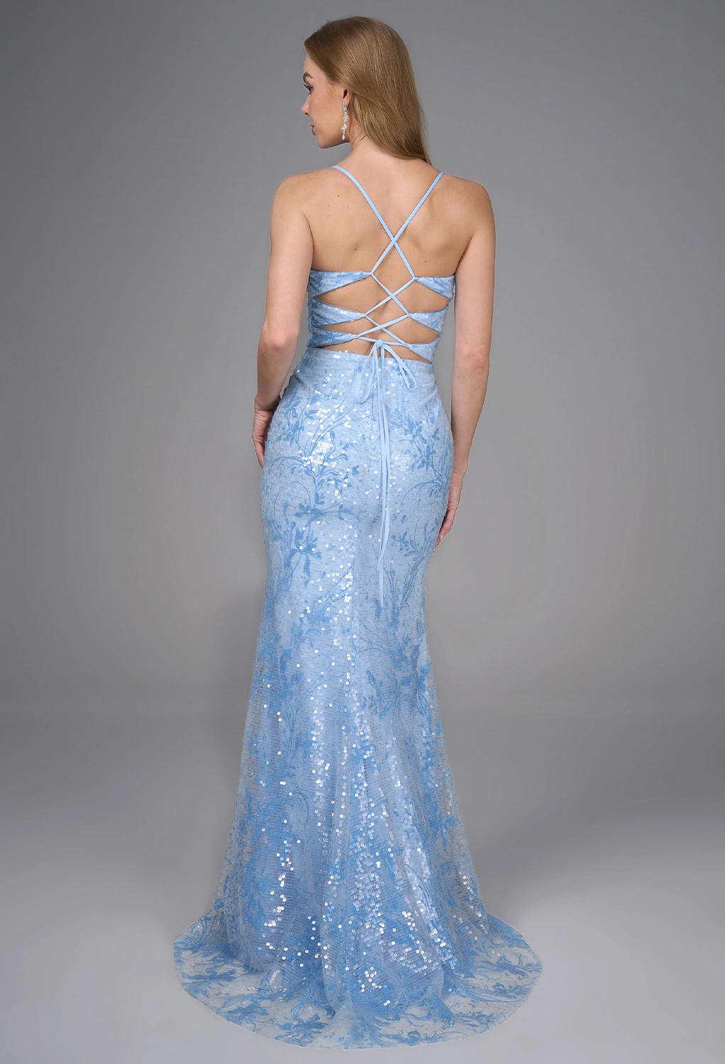 Baby Blue Tight Homecoming Dresses