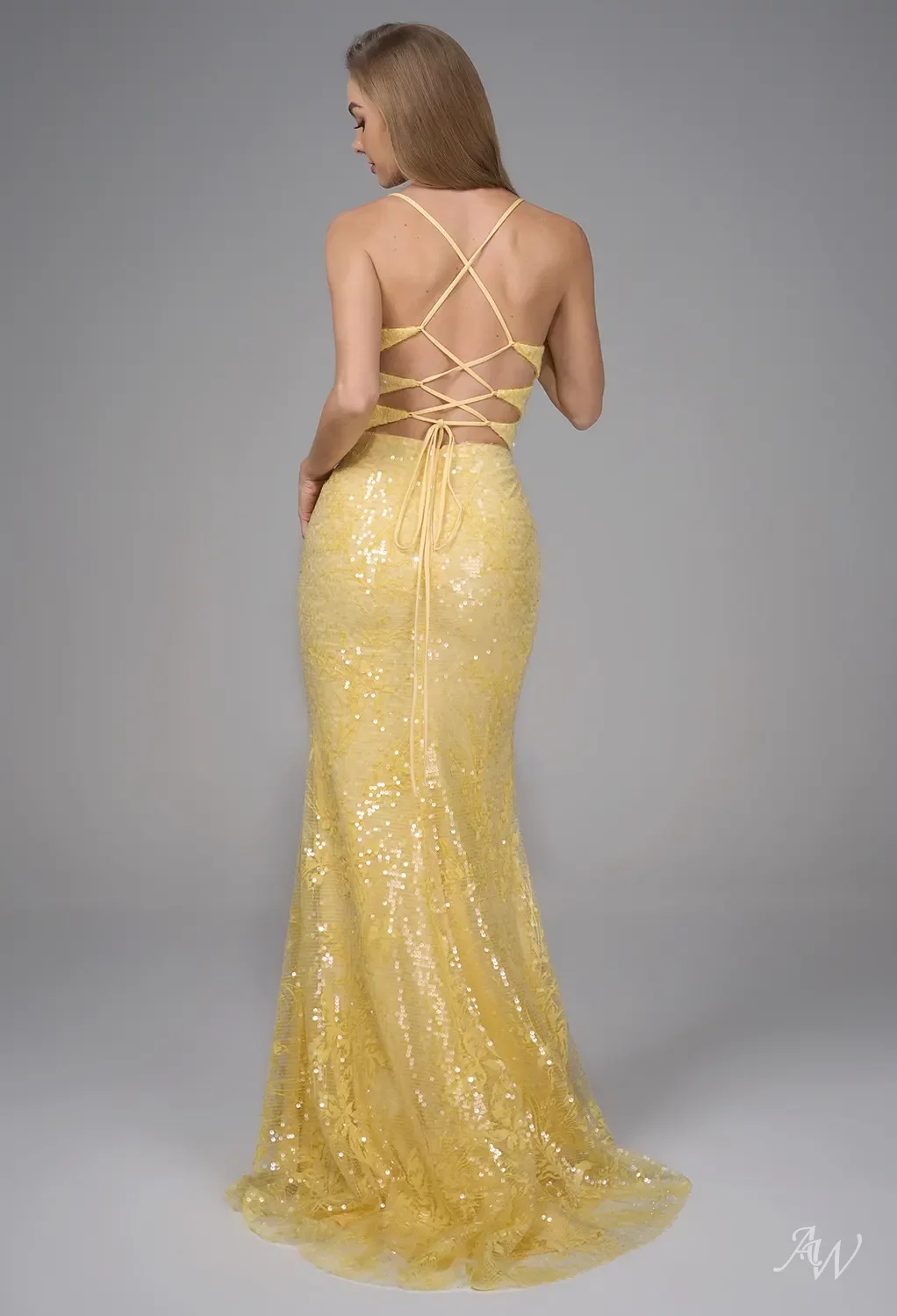 2026 Mermaid Sweetheart Neckline Floor Length Sleeveless Floral Sequin Prom Dresses Butter Yellow Lemon Size 18
