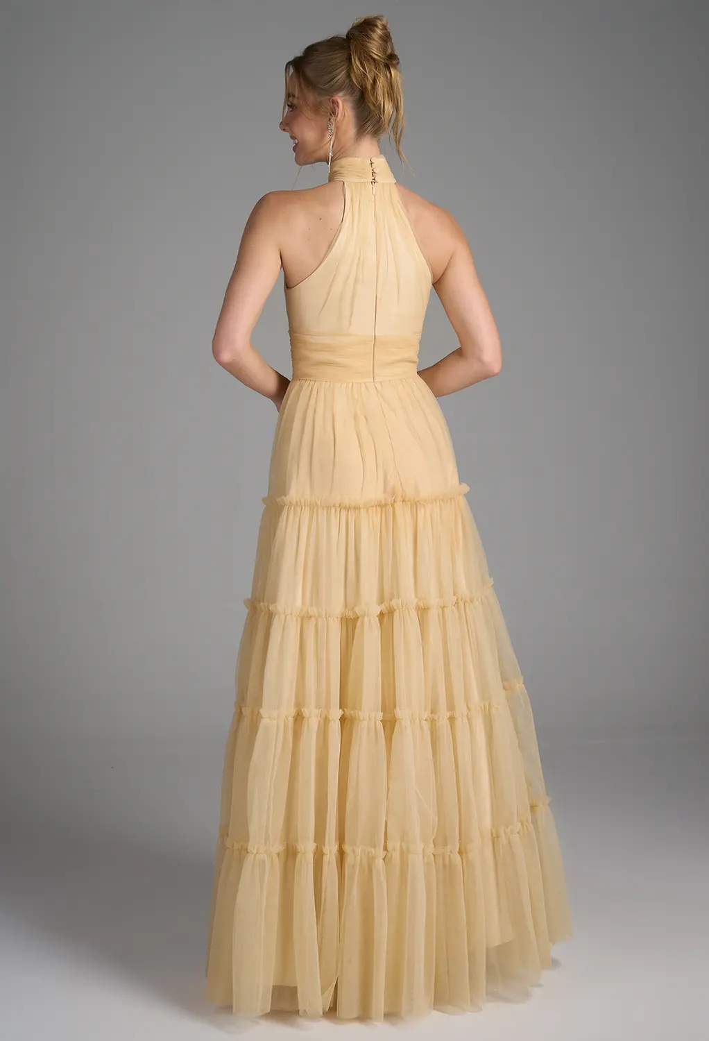 Beige Long Prom Dresses | AW.Bridal
