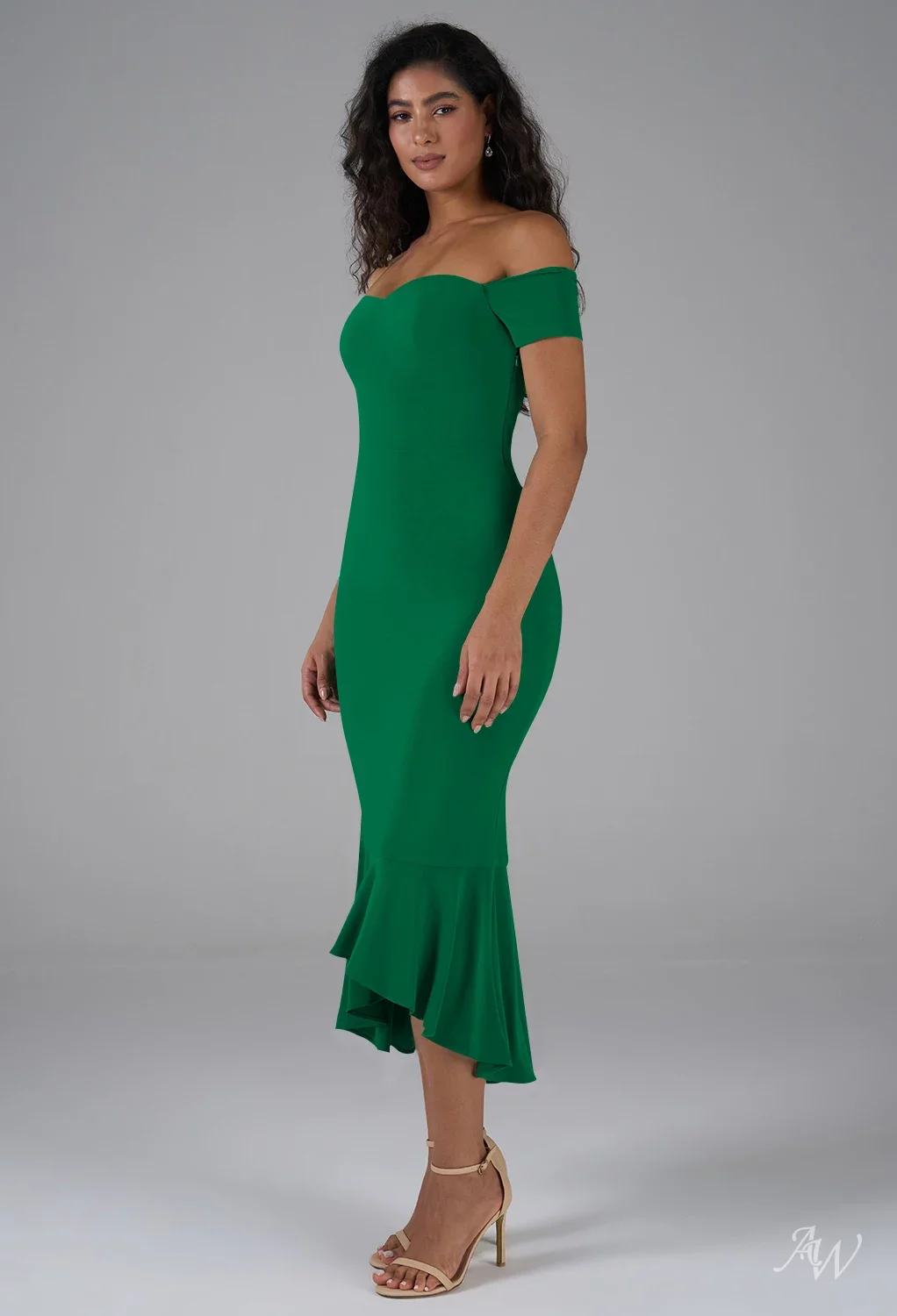 AW Tessa Jolly Green Wedding Guest Dresses | AW.Bridal