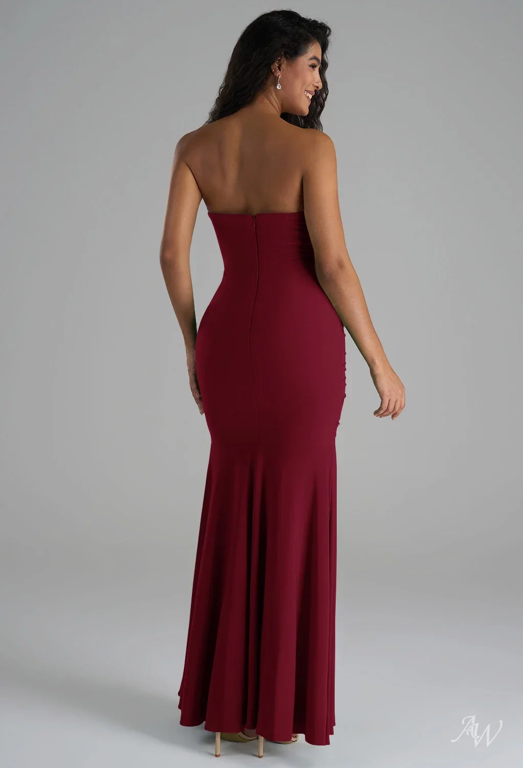 AW Cherry Burgundy Bridesmaid Dresses