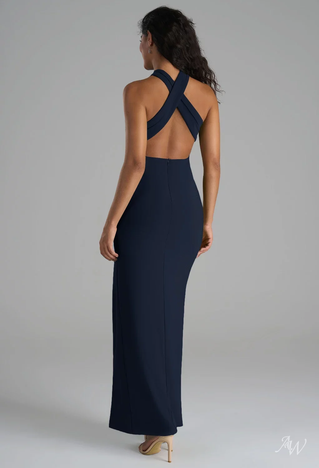 navy wedding dress guest Sequin Sleeveless Bridesmaid Custom Made / Green Crafted from knitted fabric Wedtrend Women Sparkly Navy Wedding