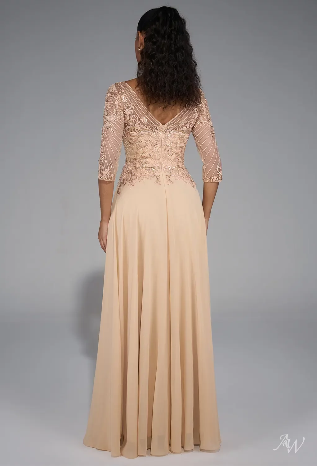 AW Mason Beige Mother of the Bride Dresses | AW.Bridal