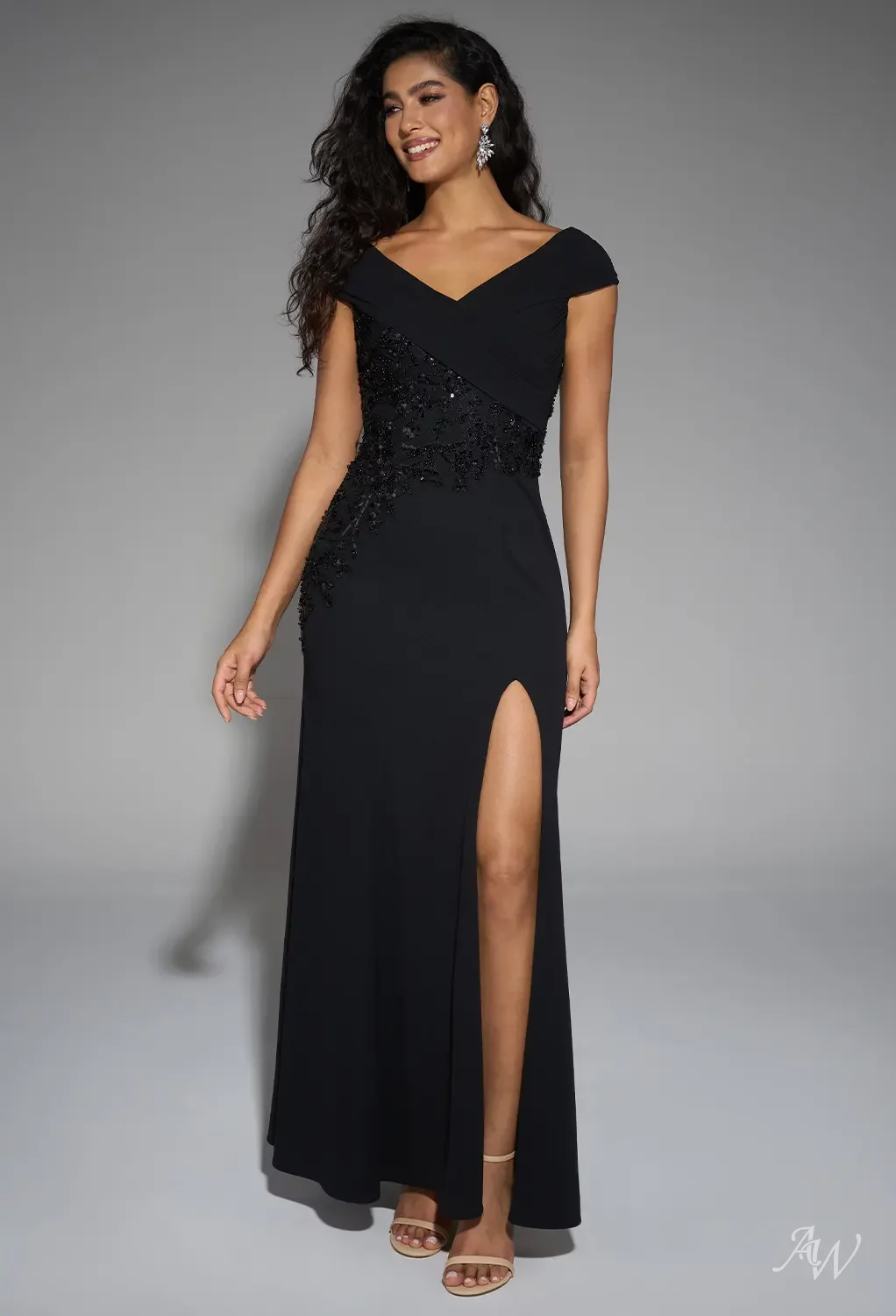 AW Darcey Black Mother of the Bride Dresses | AW.Bridal