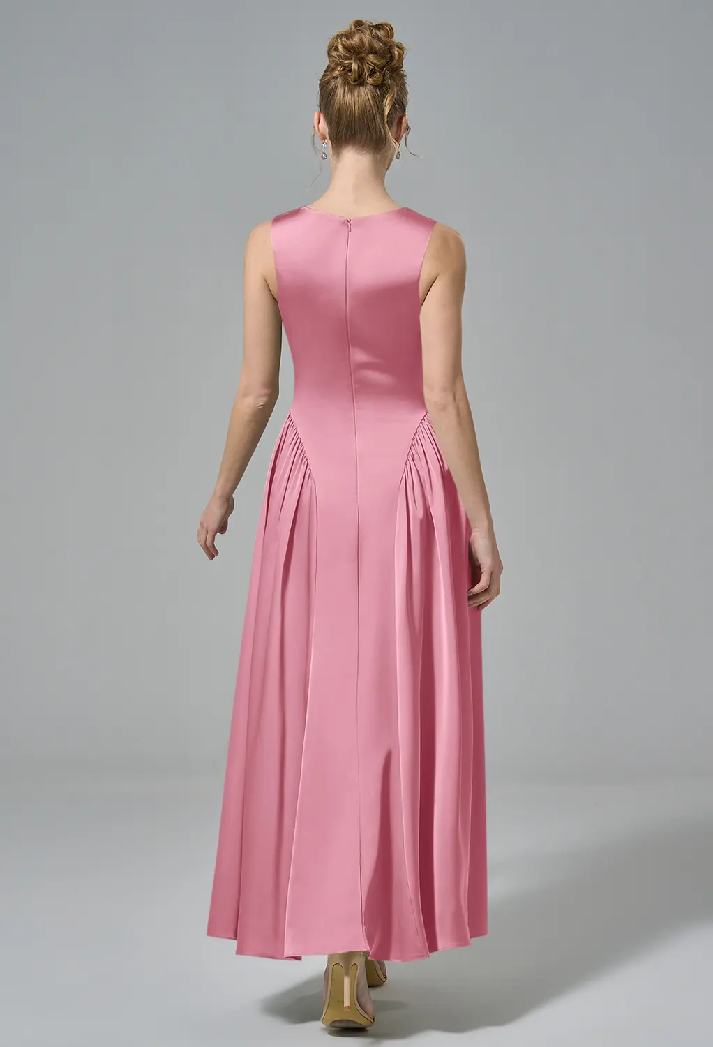 Coral Pink Cocktail Wedding Guest Dresses | AW.Bridal