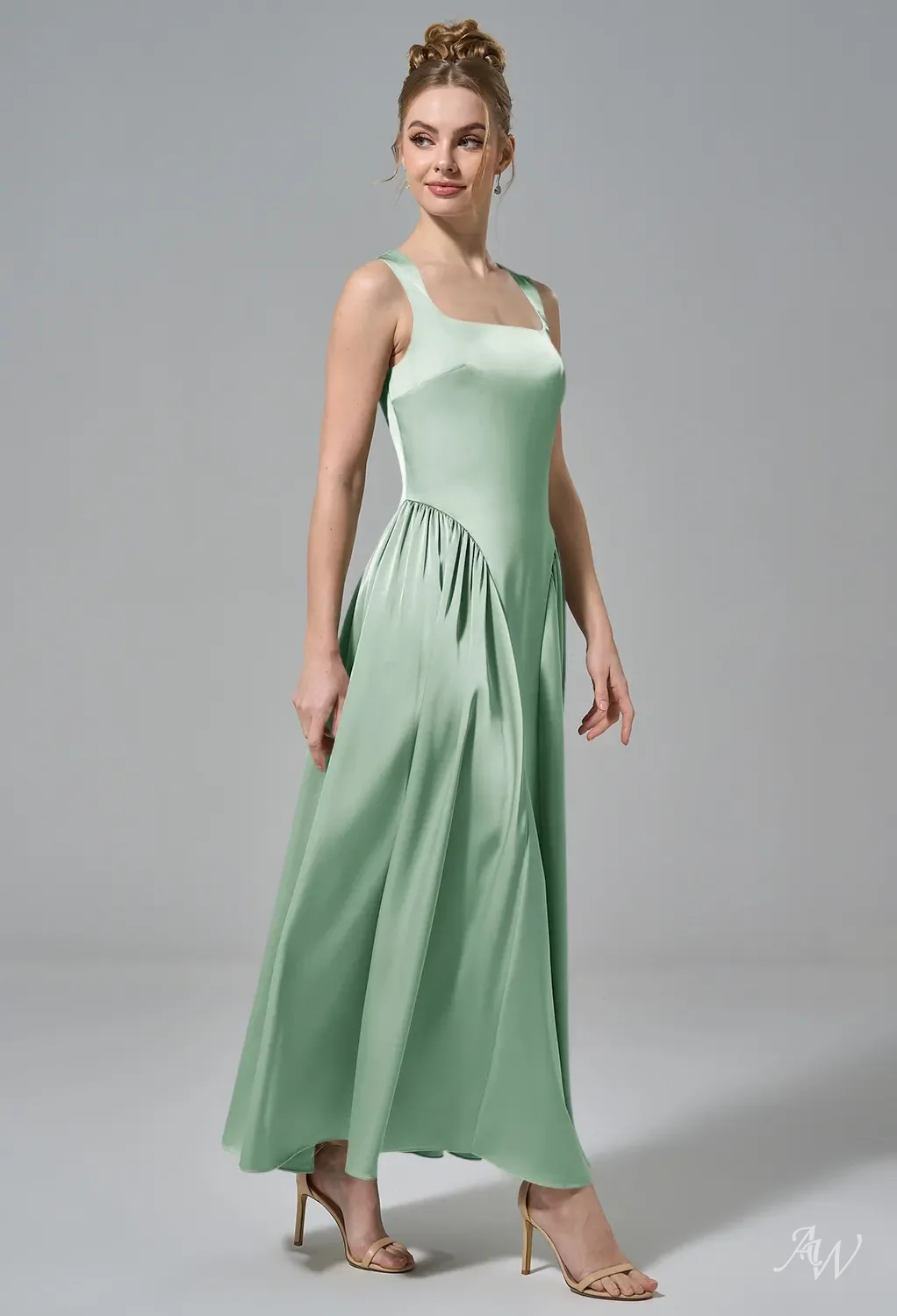 midsize bridesmaid dresses Ever-Pretty Plus Size A-Line Lace-Up Chiffon Maxi Budget Dress O/S The short sleeves with US Size:16 BOA DRESS - FRENCH