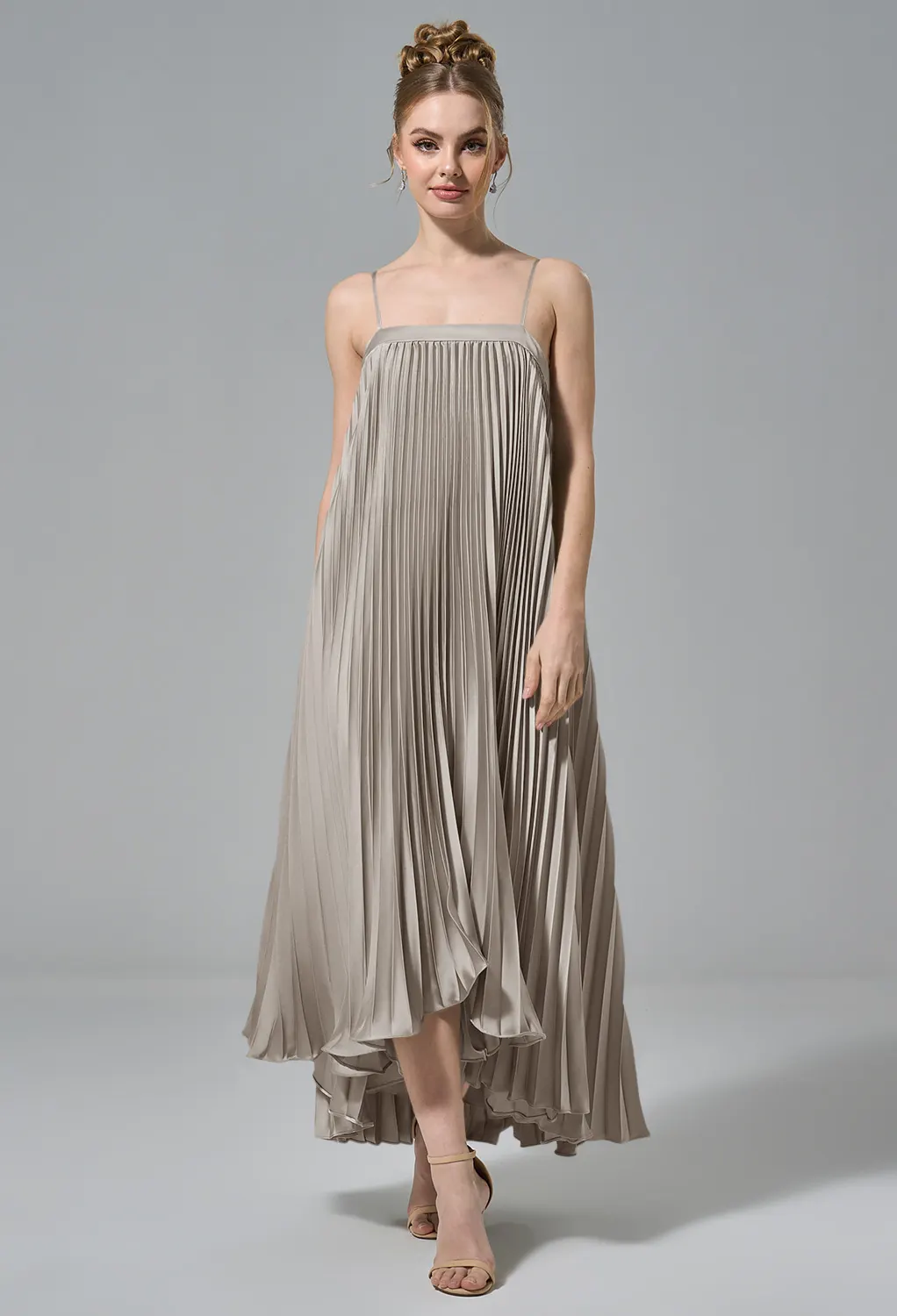 mushroom colour bridesmaid dress Taupe Spring Wedding Guest Dresses mauve color dress for wedding