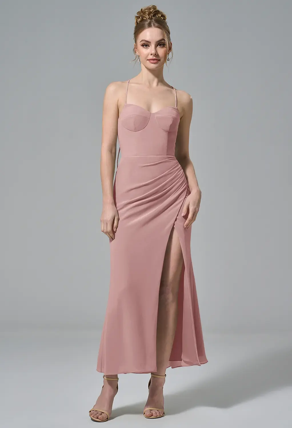 Dusty Rose Wedding Guest Dresses Page 3