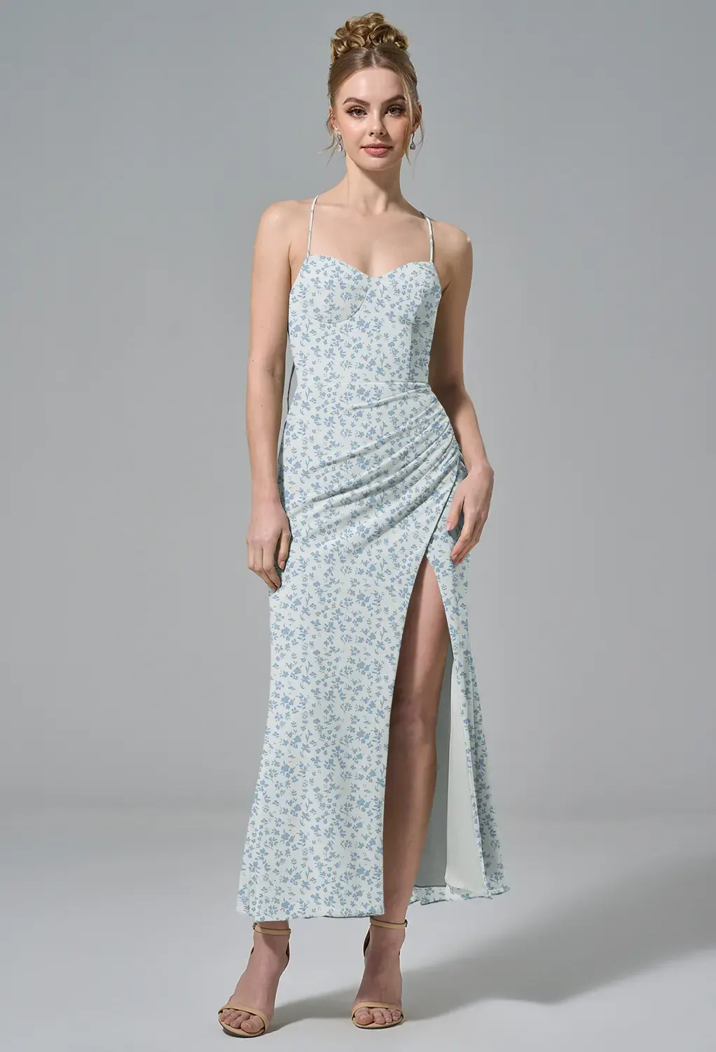 sachin and babi light blue dress Sky Blue Bliss Dress main image 1