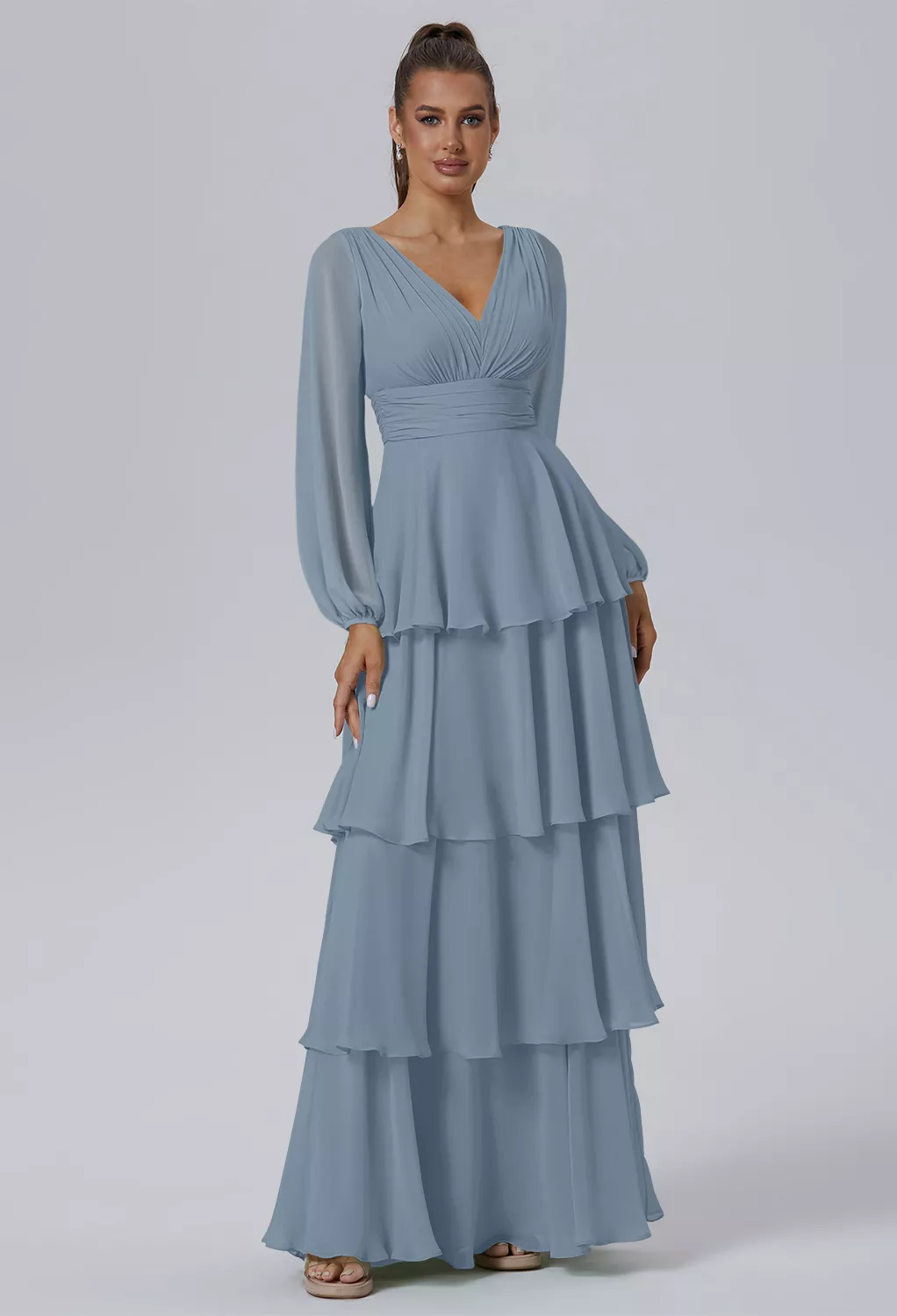 Light Dusty Blue Bridesmaid Dresses Page 4 | AW.Bridal