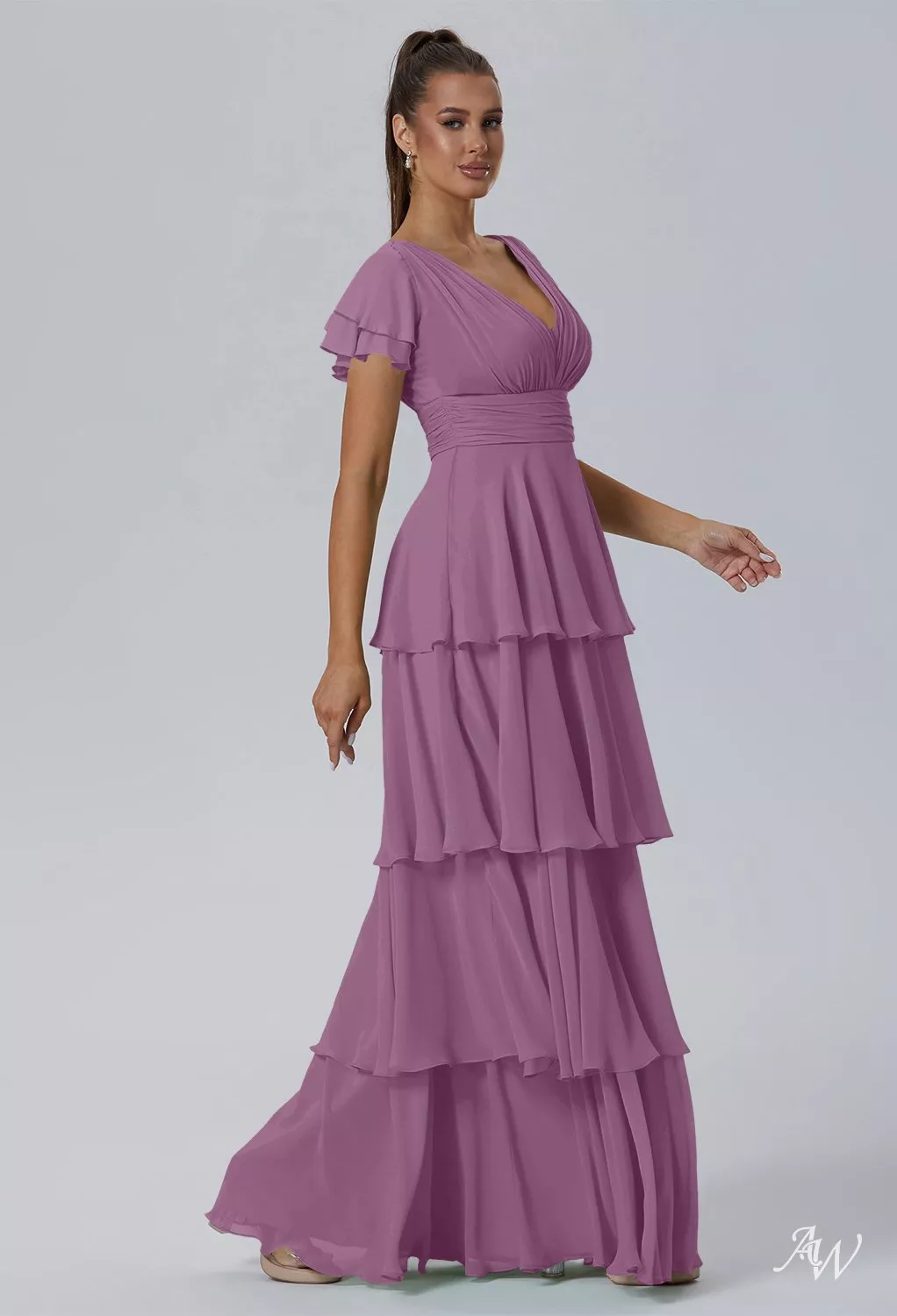 AW Luisa Orchid Mist Bridesmaid Dresses | AW.Bridal