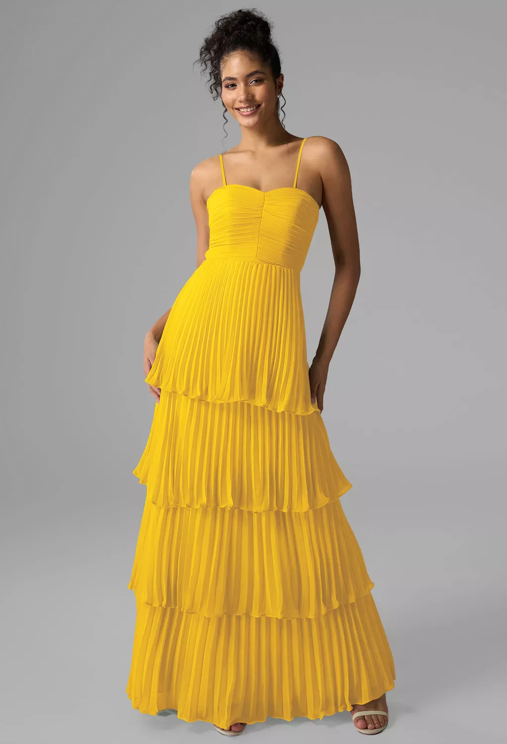Mustard Yellow Bridesmaid Dresses | AW.Bridal