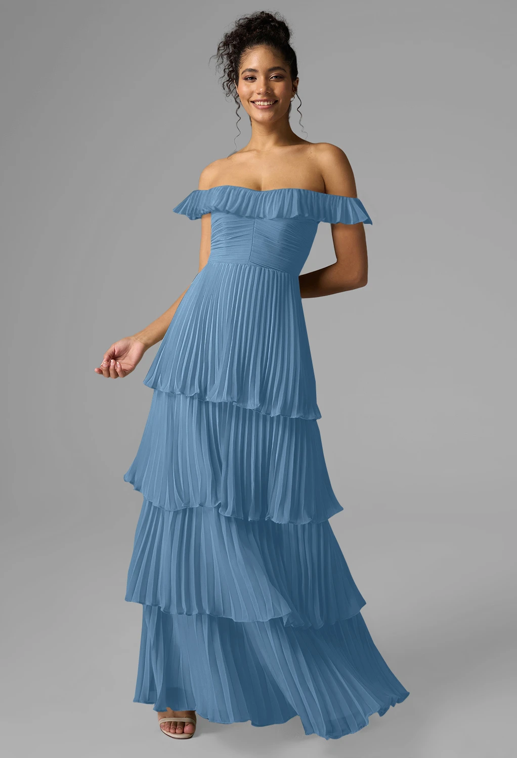Dusty Blue Wedding Guest Dresses Page 4 | AW.Bridal