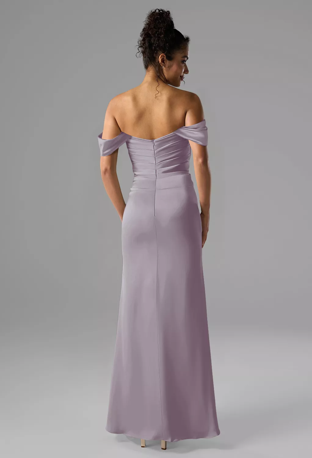 heather purple bridesmaid dresses Couldn't be more obsessed with the purple bridesmaids dresses mixed with  colorful florals  The vendor team: Coordinator- @caroline_michelle_14  Photo- @modernmomentsphoto Venue- @springsvenueedmond Florist-  @fountain_floralsandevents Dress