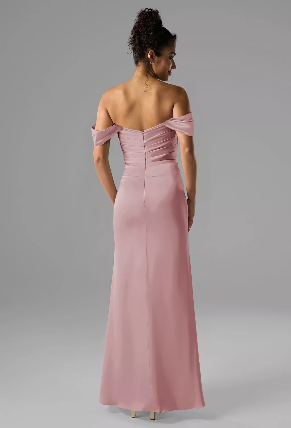 strapless open back dress SMILING PINKER Girls Floral Print Peter Pan Collar Puff Sleeves Dress main image 1