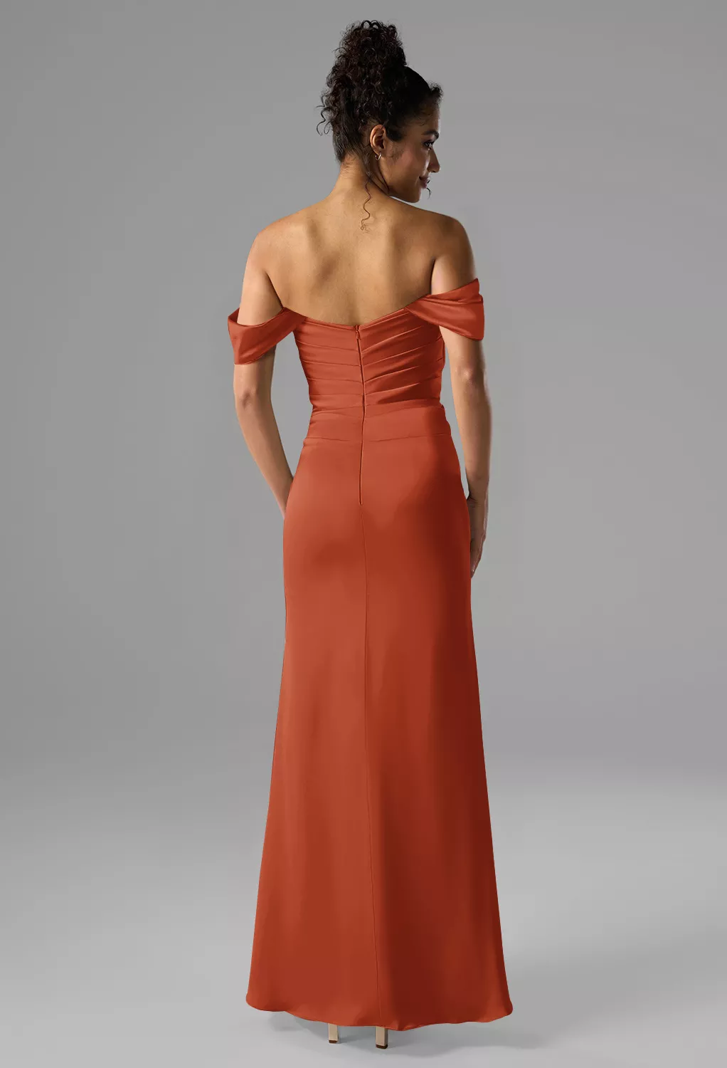 strapless open back dress Marigold Velvet Dress - Bridesmaid Dress