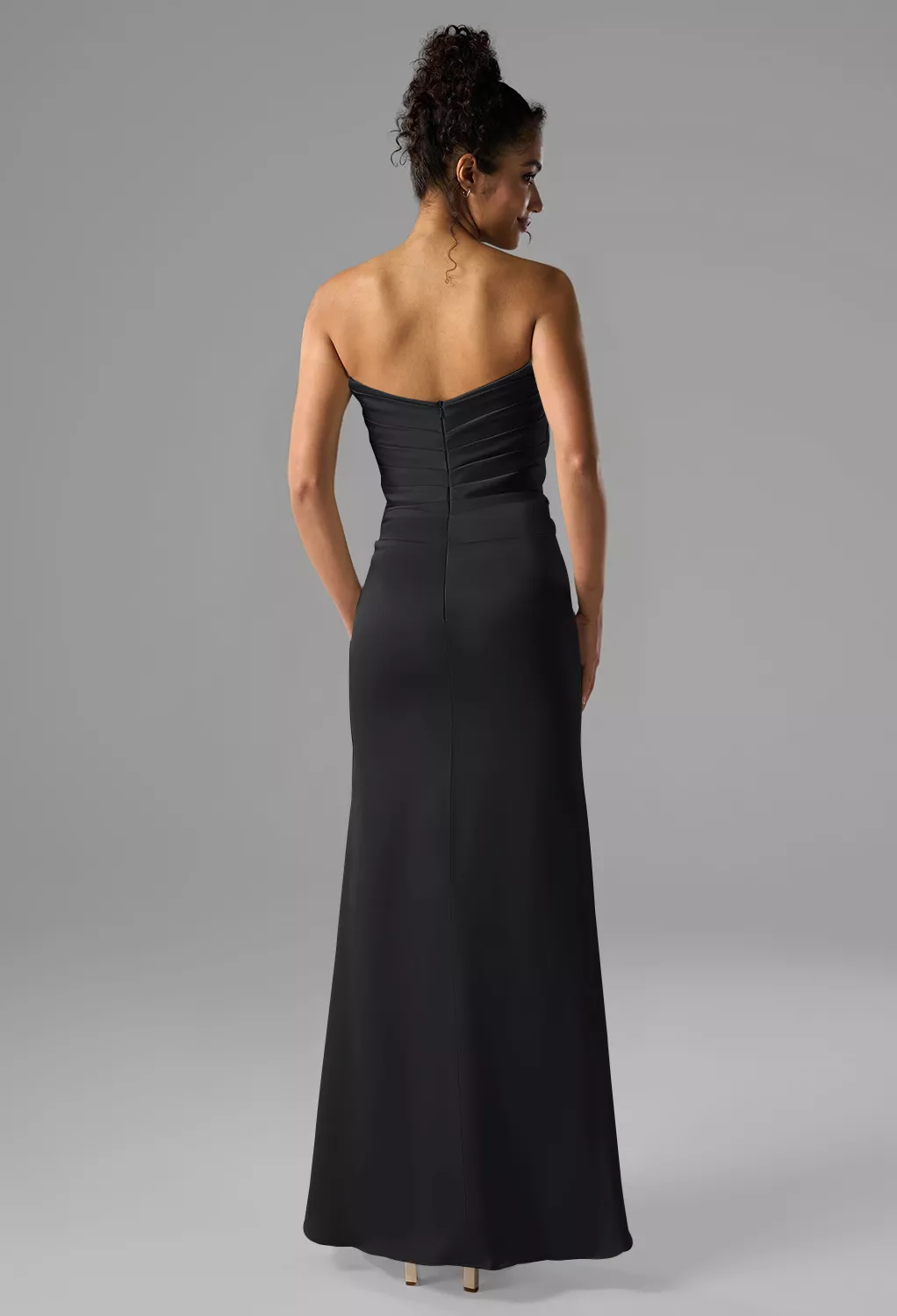 Black, Strapless Bridesmaid Dresses | AW.Bridal