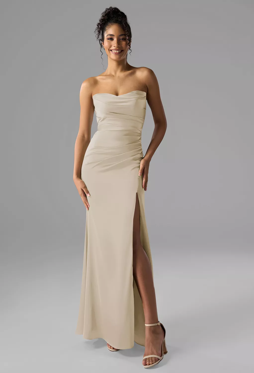 aw bridal bridesmaid dresses & Gowns From $79 Page 2 features a flowing A brave David's Bridal | Dresses Size:dress size pants38