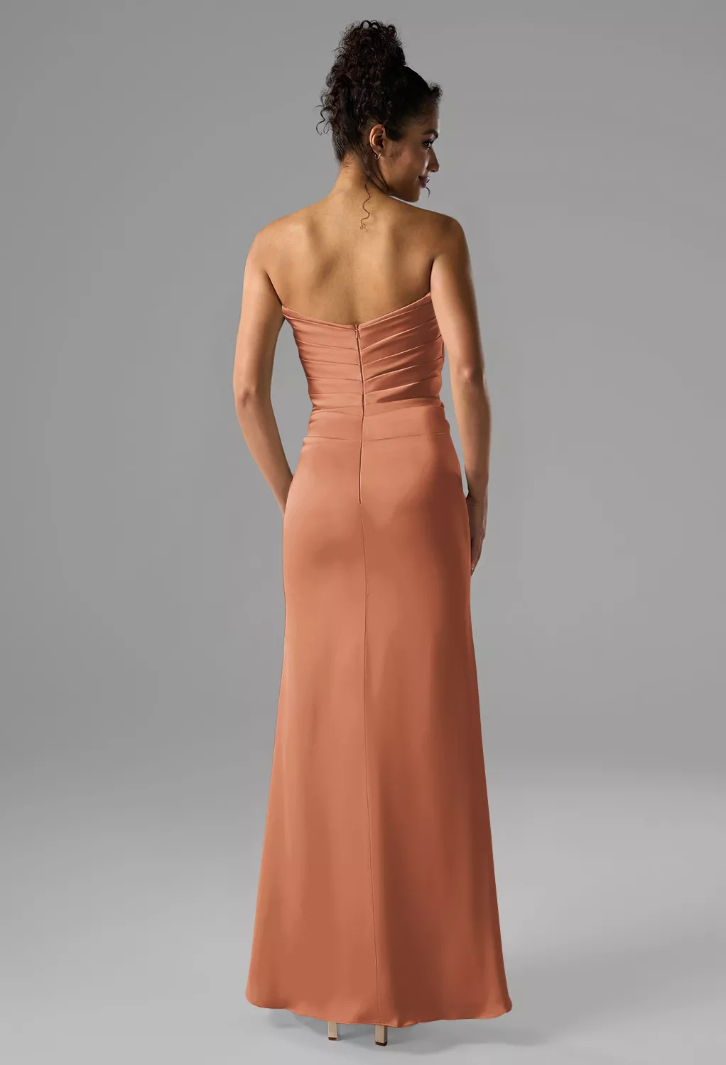 guava color bridesmaid dresses Lucy Guava main image 0