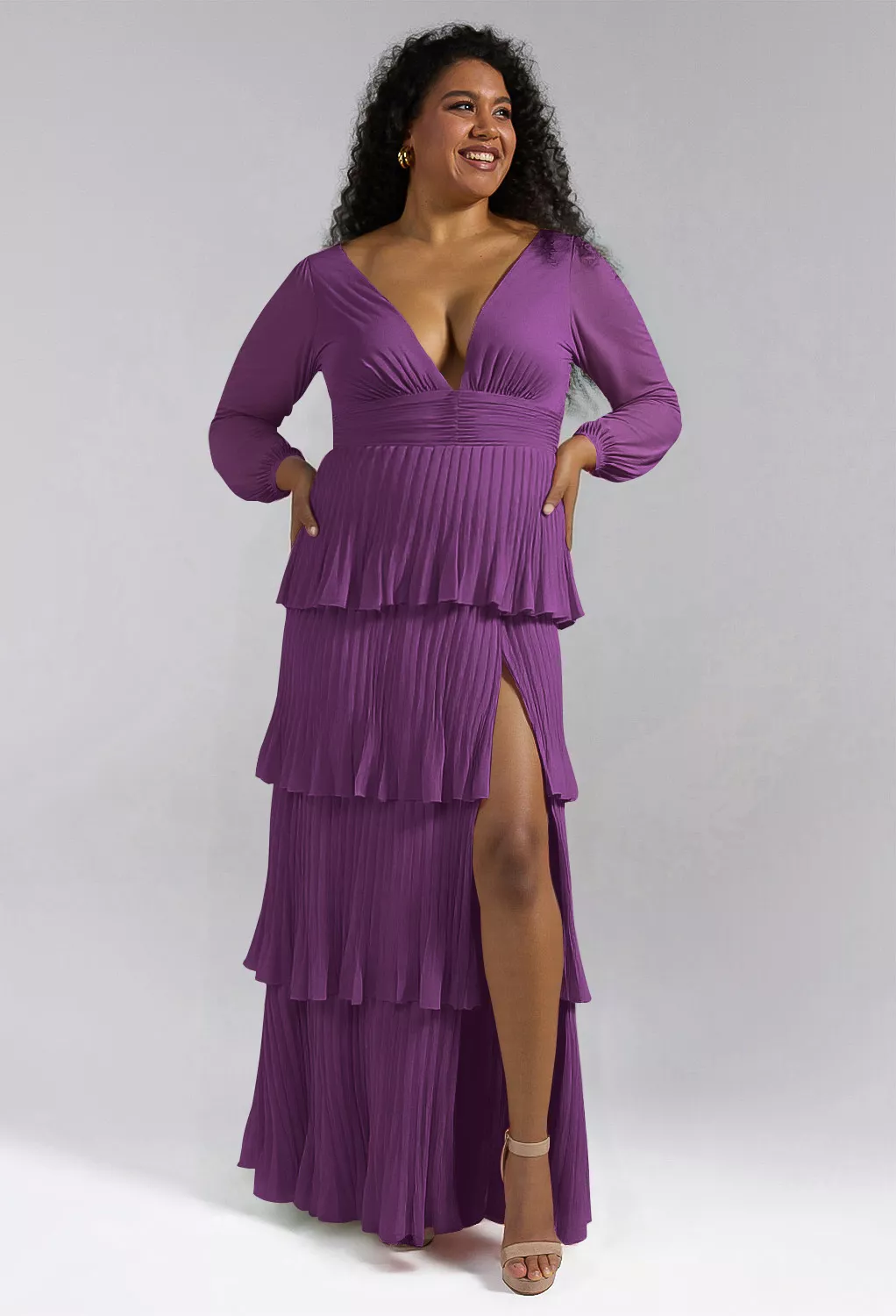 Purple Fall Wedding Guest Dresses | AW.Bridal