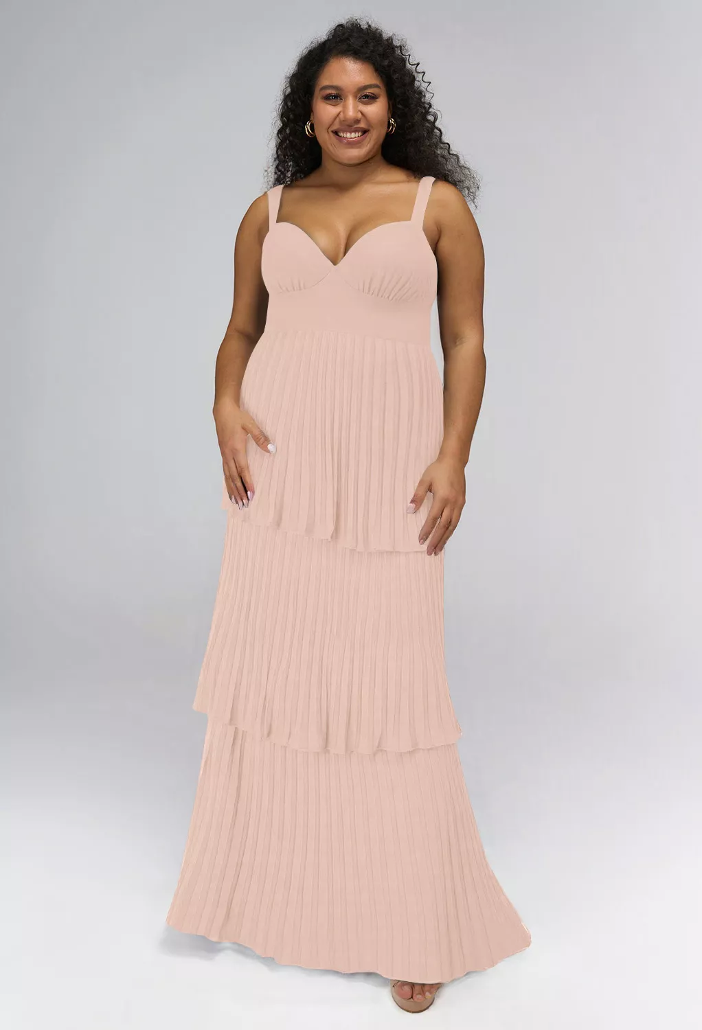 Pearl Pink Black Tie Wedding Guest Dresses Page 2 | AW.Bridal