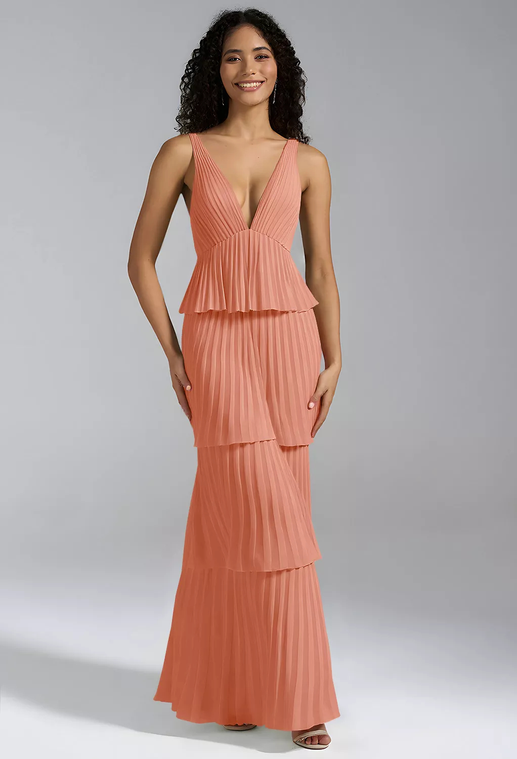 Pearl Pink Bridesmaid Dresses | AW.Bridal
