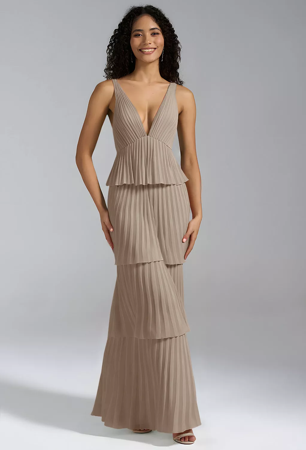 Taupe Bridesmaid Dresses