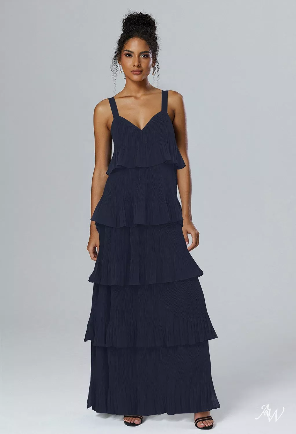dark navy bridesmaid dresses One Shoulder Blue Cheap Tulle Bridesamid Dresses ARD1148 Dark Navy Bridesmaid Dresses Glamlora