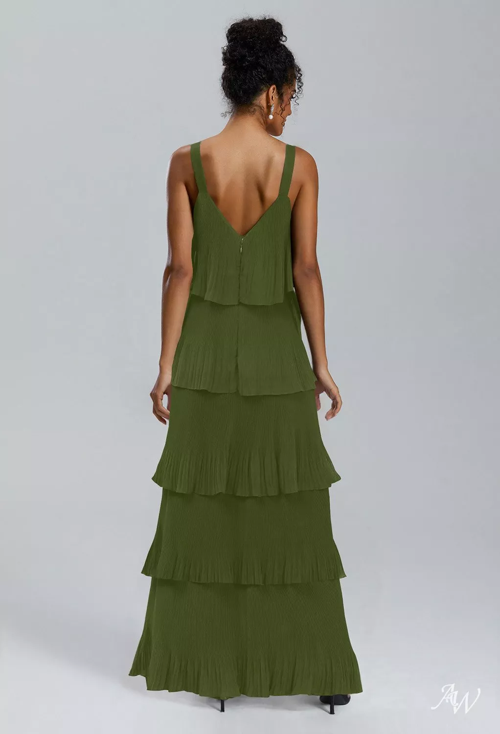 slim fit dress slacks Off-the-Shoulder Green Quinceanera Dress main image 1