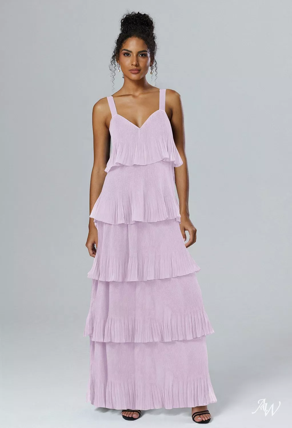 strapless satin dress Satin Solid Color Strapless Midi Dress – AROLORA