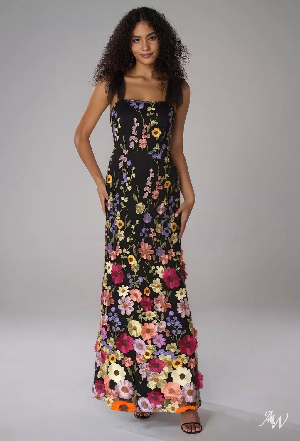 AW Livia Black Wedding Guest Dresses | AW.Bridal