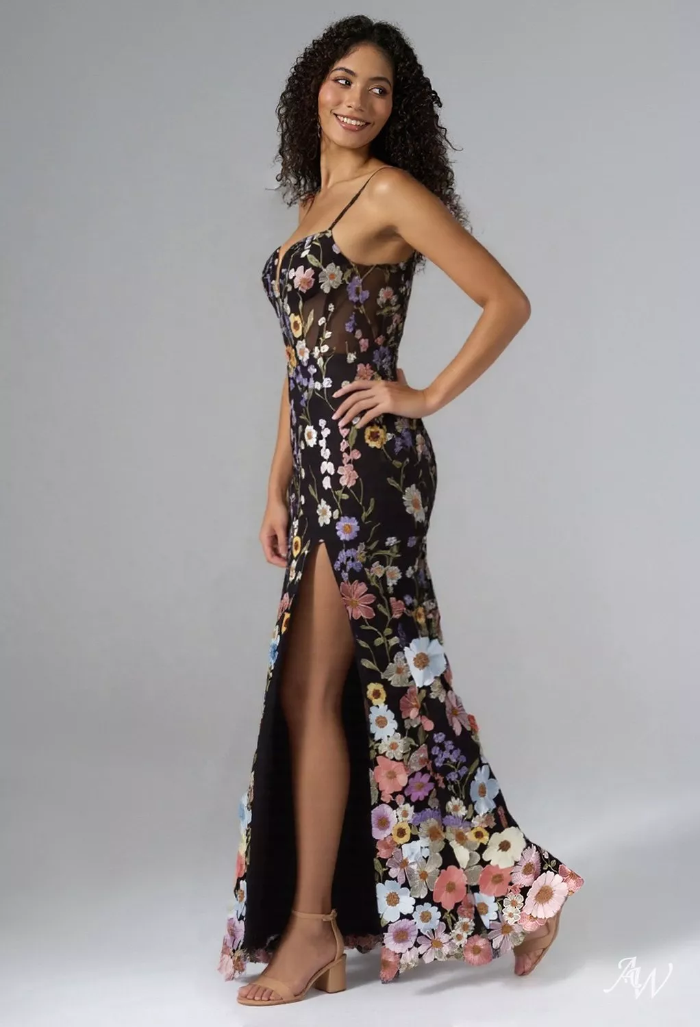 AW Darcie Black Wedding Guest Dresses | AW.Bridal