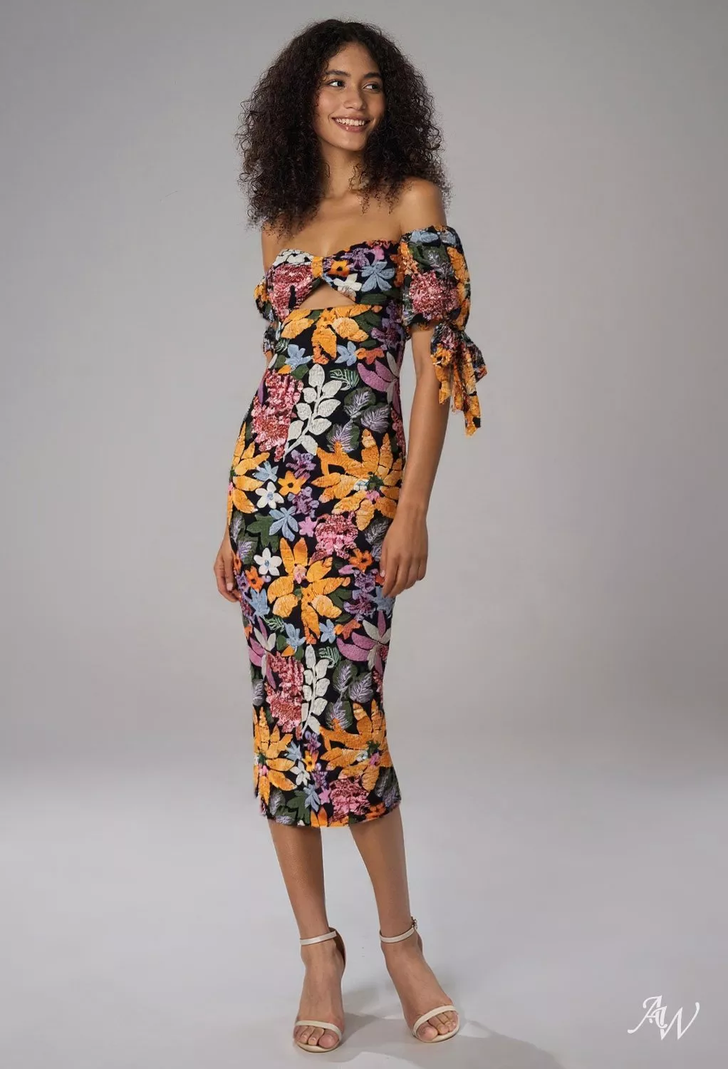 sachin and babi light blue dress Logen Jacquard Cocktail Dress – THEIA
