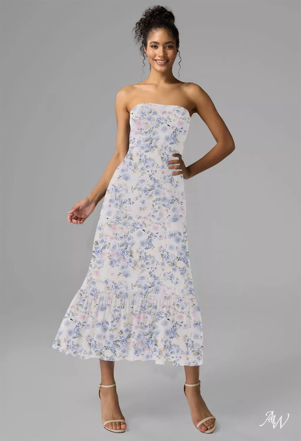 strapless open back dress anastasia