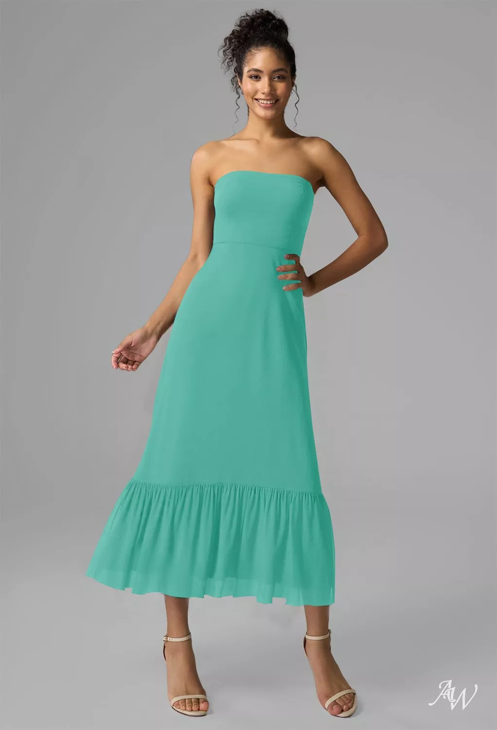 tiffany blue dress for wedding guest One-shoulder Long Sleeve Tiffany Blue Sequins Long Formal Dress – Modsele main image 1