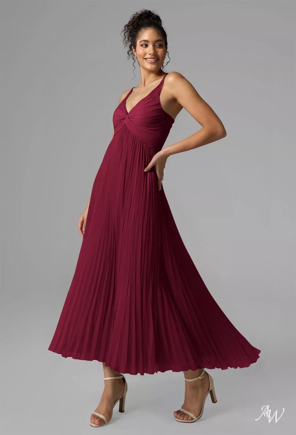 burgundy cocktail dress for wedding guest FIESTA FEATHER LONG DRESS IN BURGUNDY RED | CULT MIA main image 0