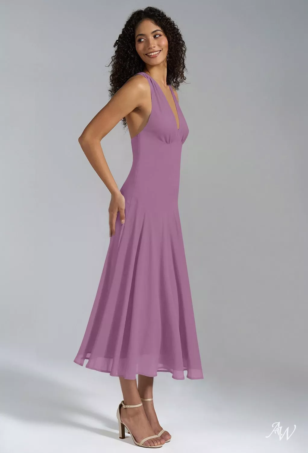 AW Lexie Orchid Mist Wedding Guest Dresses | AW.Bridal