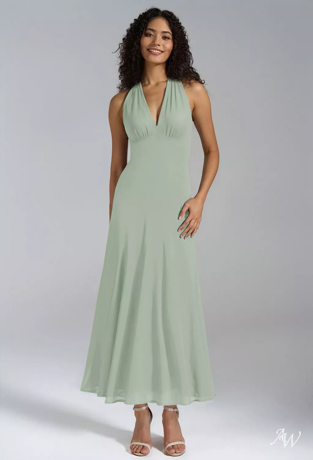 AW Lexie Sage Green Wedding Guest Dresses | AW.Bridal