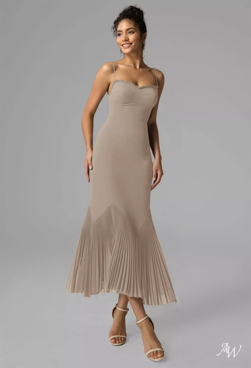 chinese dress ladies Mermaid Off The Shoulder Short Sleeve Ruched Wedding Guest Dress