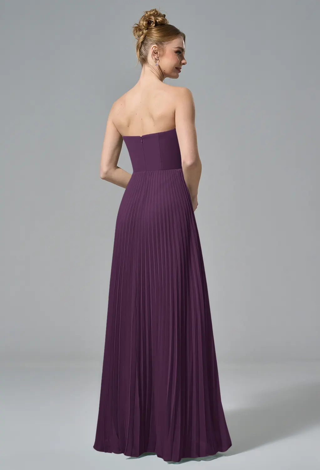 chinese dress ladies Mero Dress in Grape main image 1
