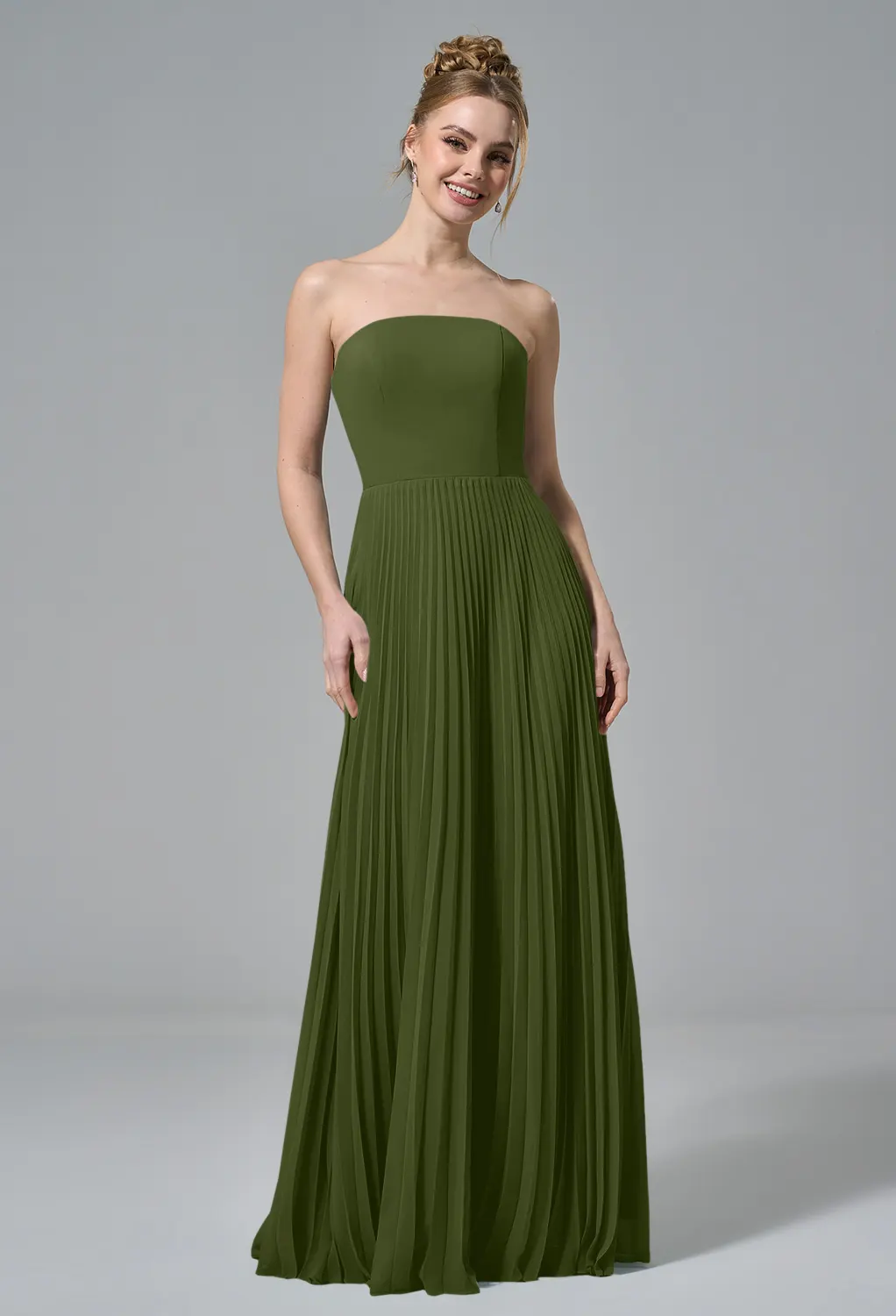 short formal dress Off the Shoulder A-line GS3685 – Sparkly Gowns green green