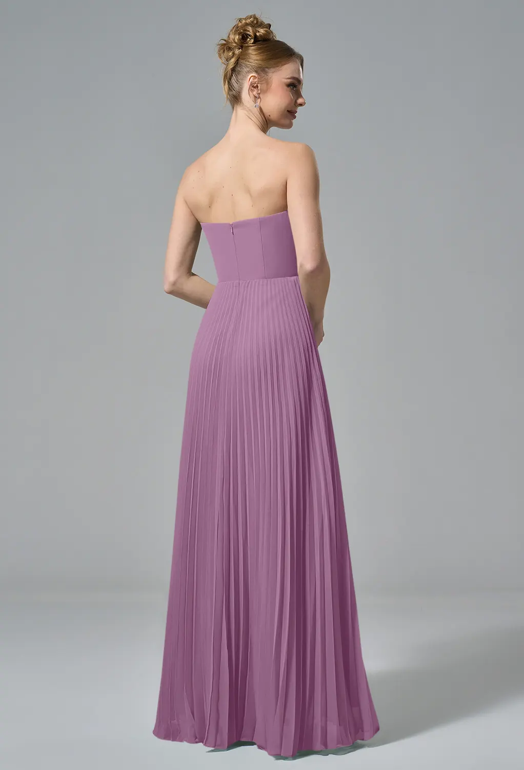 radiant orchid bridesmaid dresses Radiant Orchid Bridesmaid Dresses Genevieve Ruffles A Line V Neck Floo