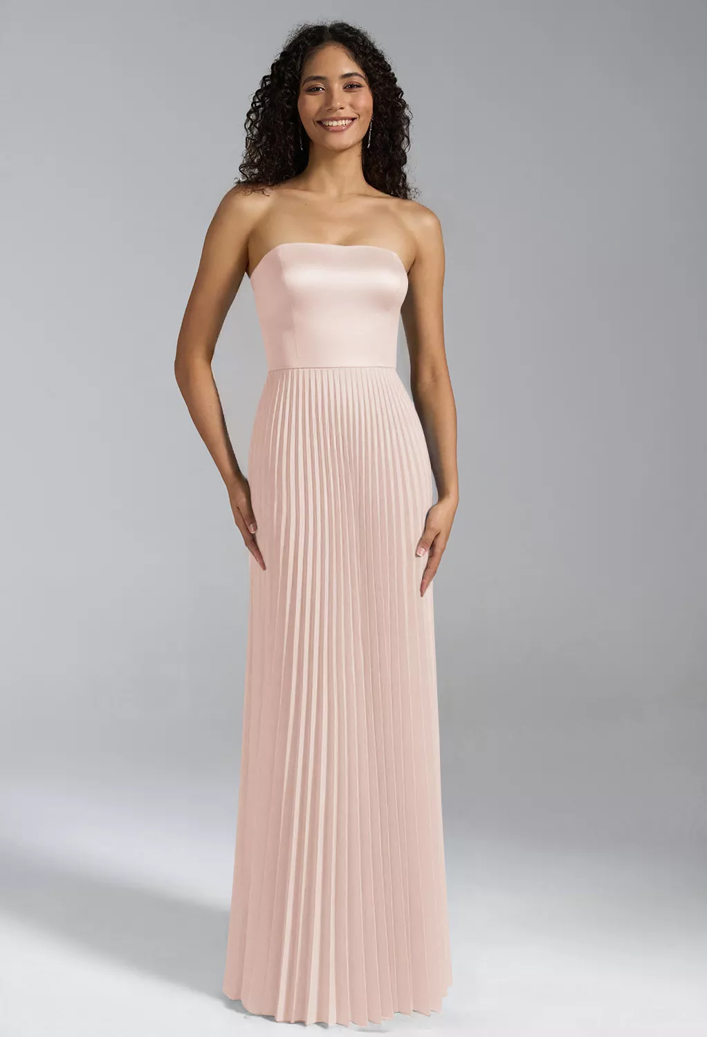 Apricot Long Bridesmaid Dresses | AW.Bridal