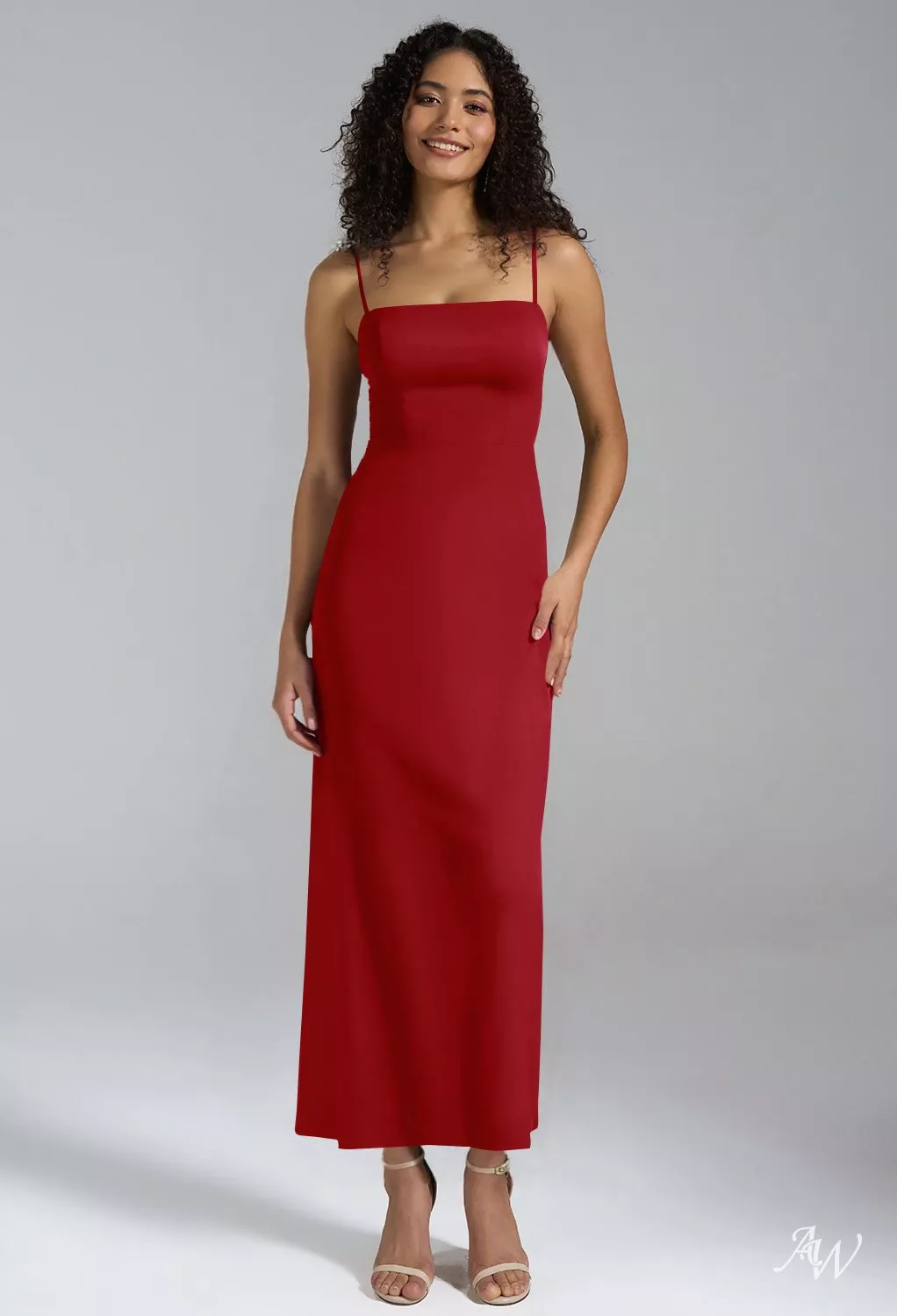 ankle length wedding guest dresses Nafori Red Sheath/Column Wedding Guest Dress Off The Shoulder Sleeveless Ankle Length Sequin Dresses With Side Split Prom 2026 main image 0