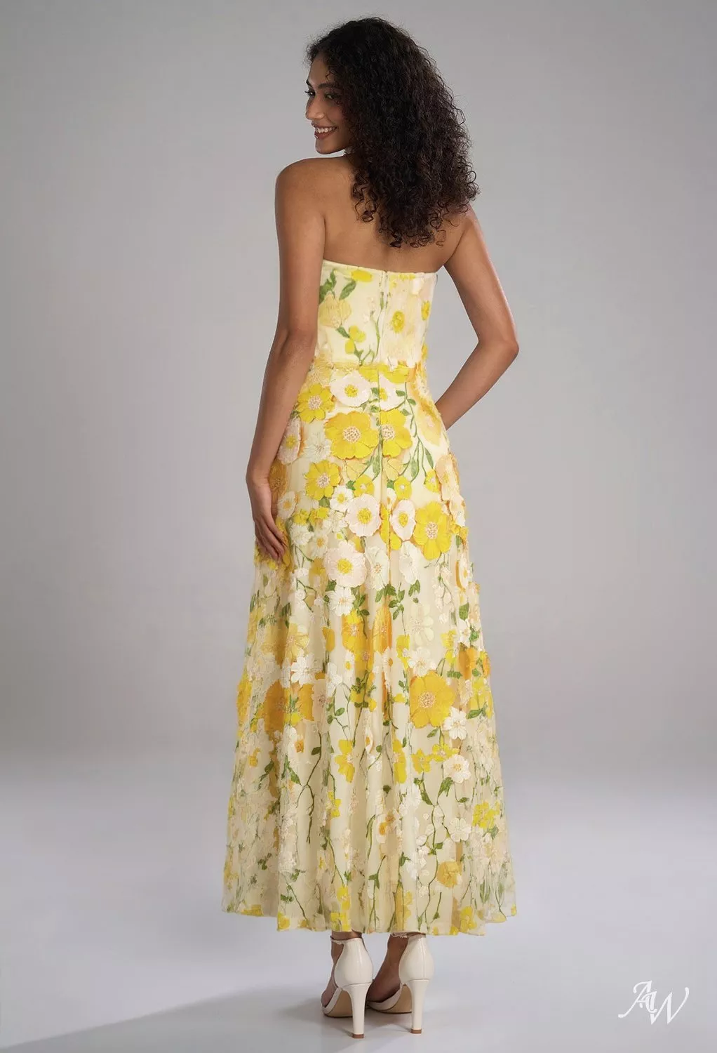 AW Lucie Blazing Yellow Wedding Guest Dresses | AW.Bridal